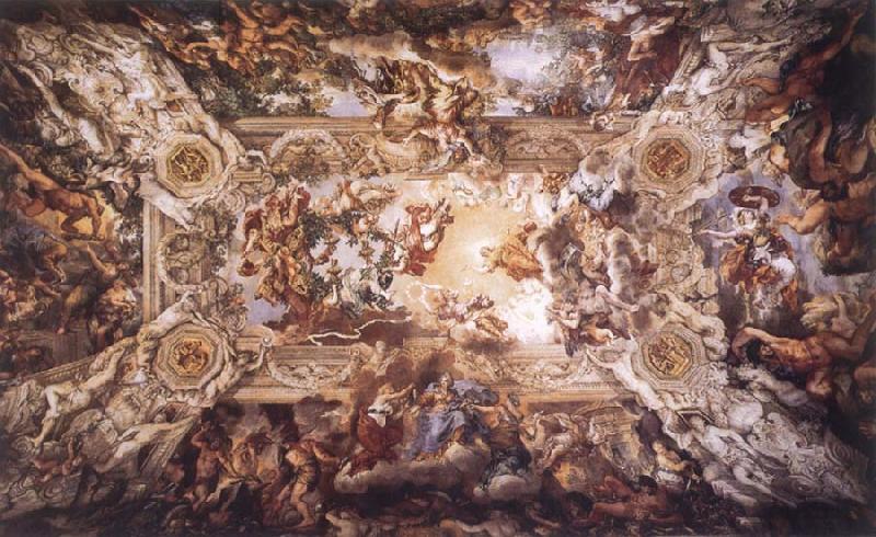 Pietro da Cortona Allegory of Divine Providence and Barberini Power oil painting picture